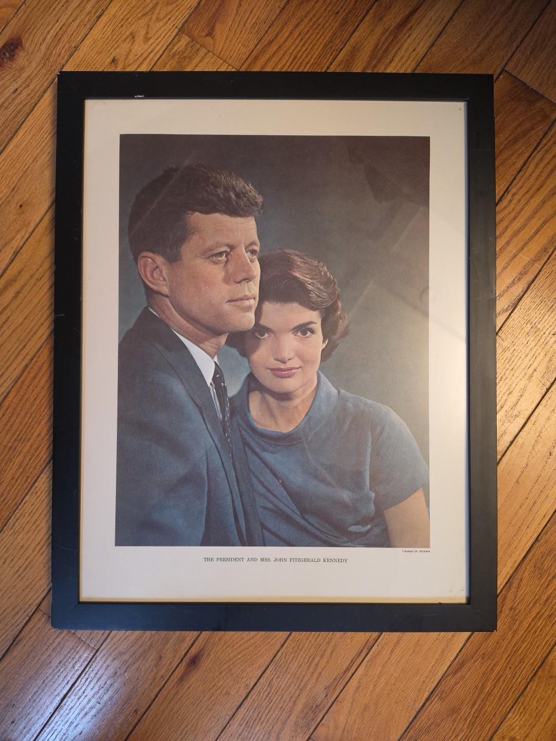 1960s The President & Mrs John Fitzgerald Kennedy Classic Portrait Framed Print