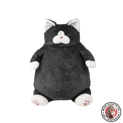 NEW Livheart Body Pillow Big Size Cat Positivity Black Cat Tuna Approximately