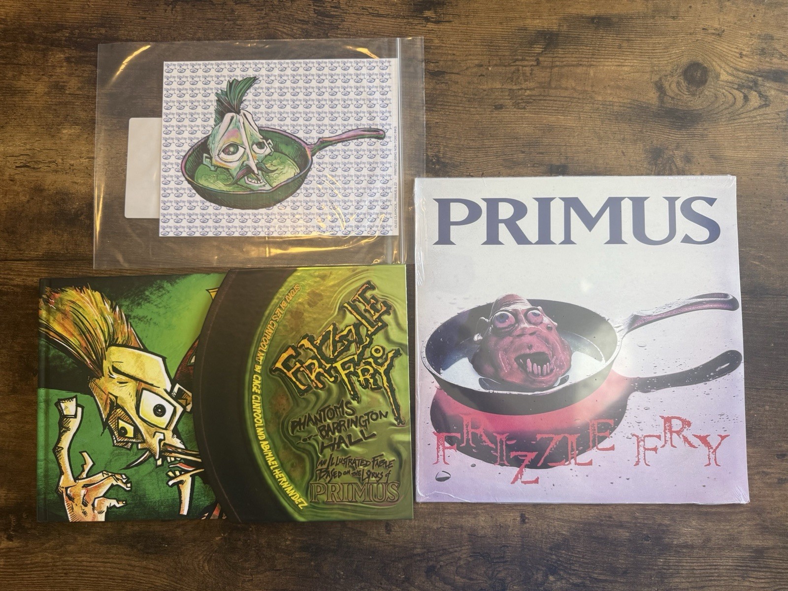 Primus Frizzle Fry Phantoms Of Barrington Hall Signed Comic Book Les Claypool