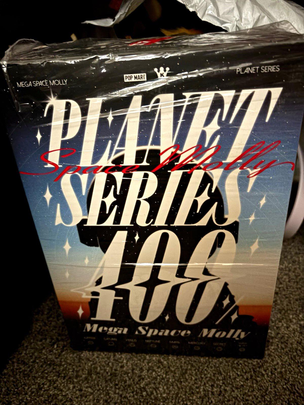 POP MART MEGA SPACE MOLLY Space Molly Planet Series 100 Figure confirmed Mercury