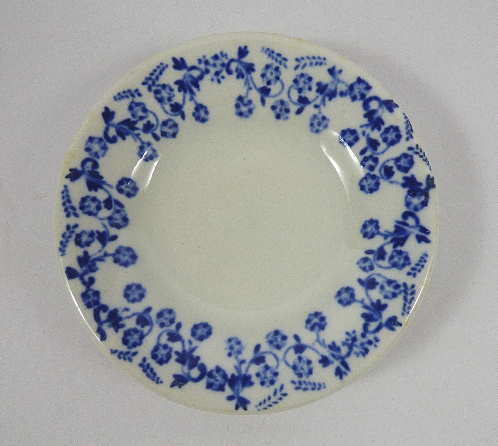 1930's Iroquois China Restaurant Ware Butter Pat Blue Floral Pattern (3 Avail.)