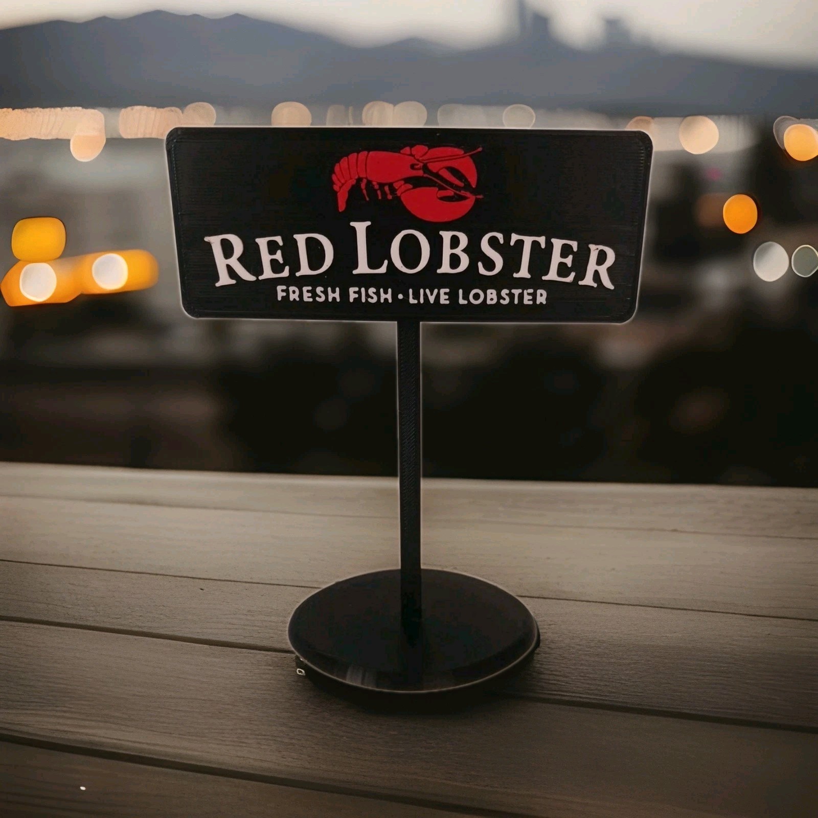 Red Lobster 🦞 Miniature Restaurant Sign Diorama Display 🦞 Red Lobster 🦞 Miniature Restaurant Sign Diorama Display 🦞