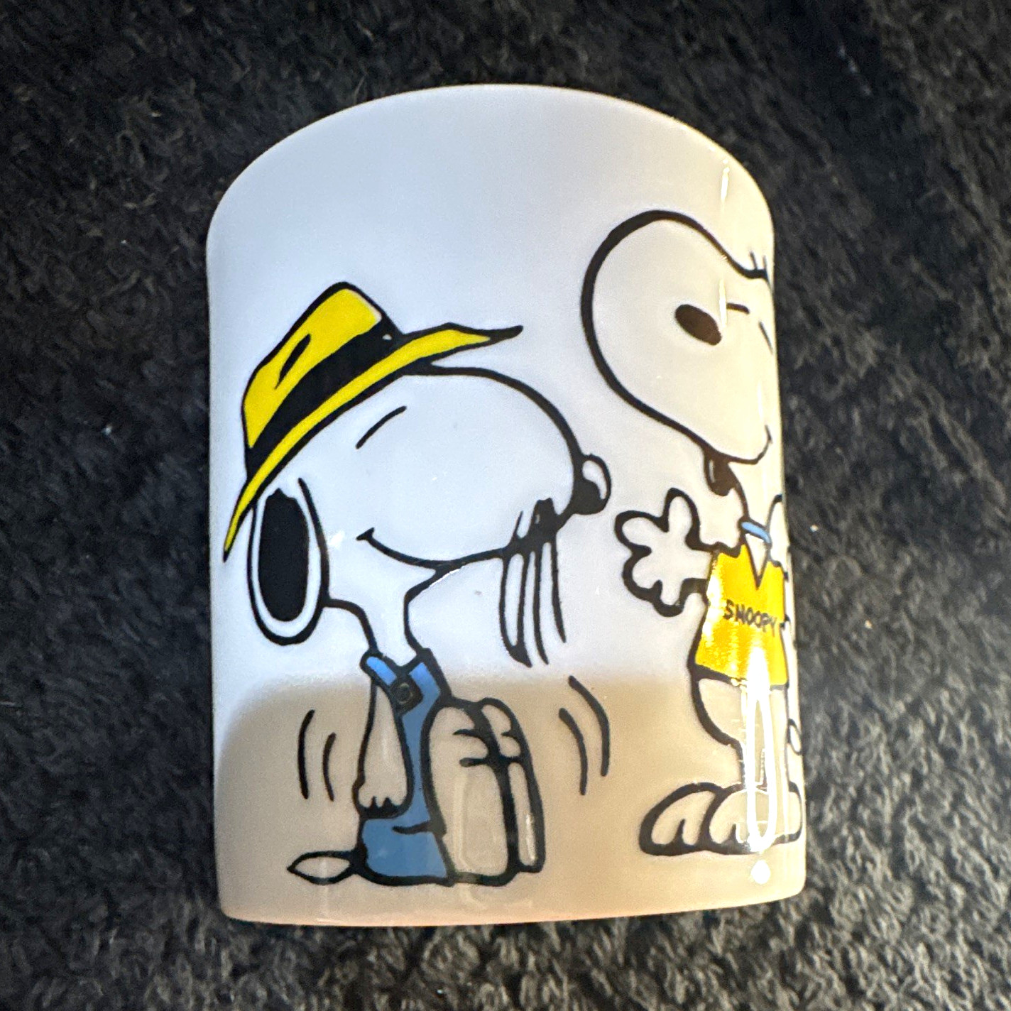 Vintage 1975 Snoopy Peanuts Mug Beagles Are My Favorite People UFS Ceramic