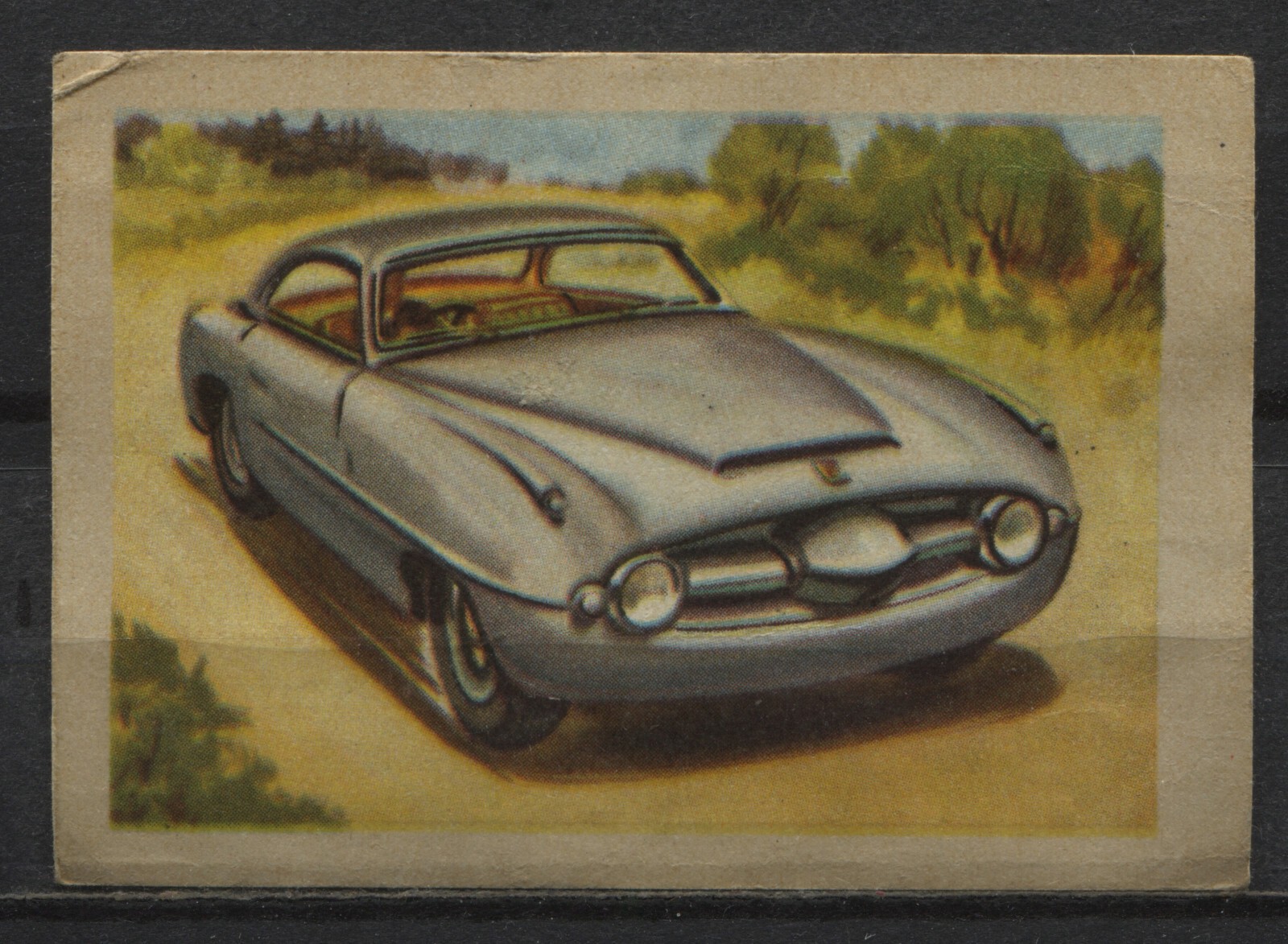Fiat 1100 1954 Vintage 1950s Dutch Trading Card No. 142