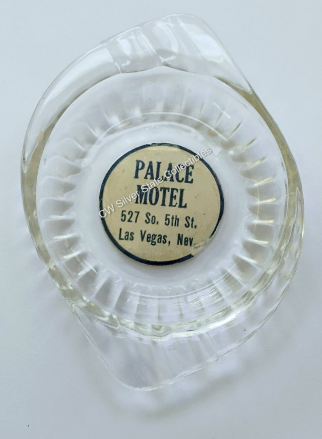 ca 1930\'s- 40\'s Palace Motel Ashtray 527 So 5th St. Downtown Las Vegas Nevada NV