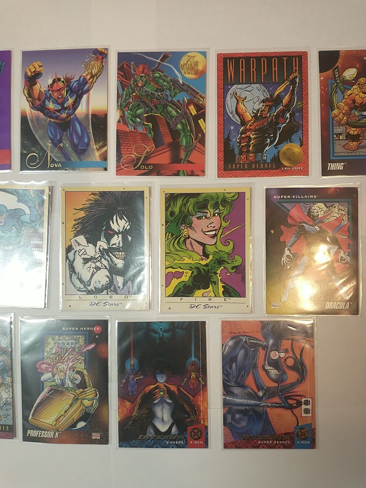 1991-1995 Marvel and DC 22 Card Lot  HP-LP