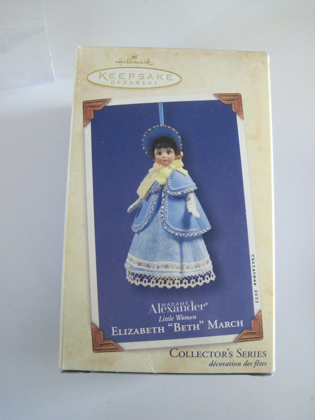 Hallmark Keepsake Ornament Elizabeth Beth March Ornament 2003 EUC