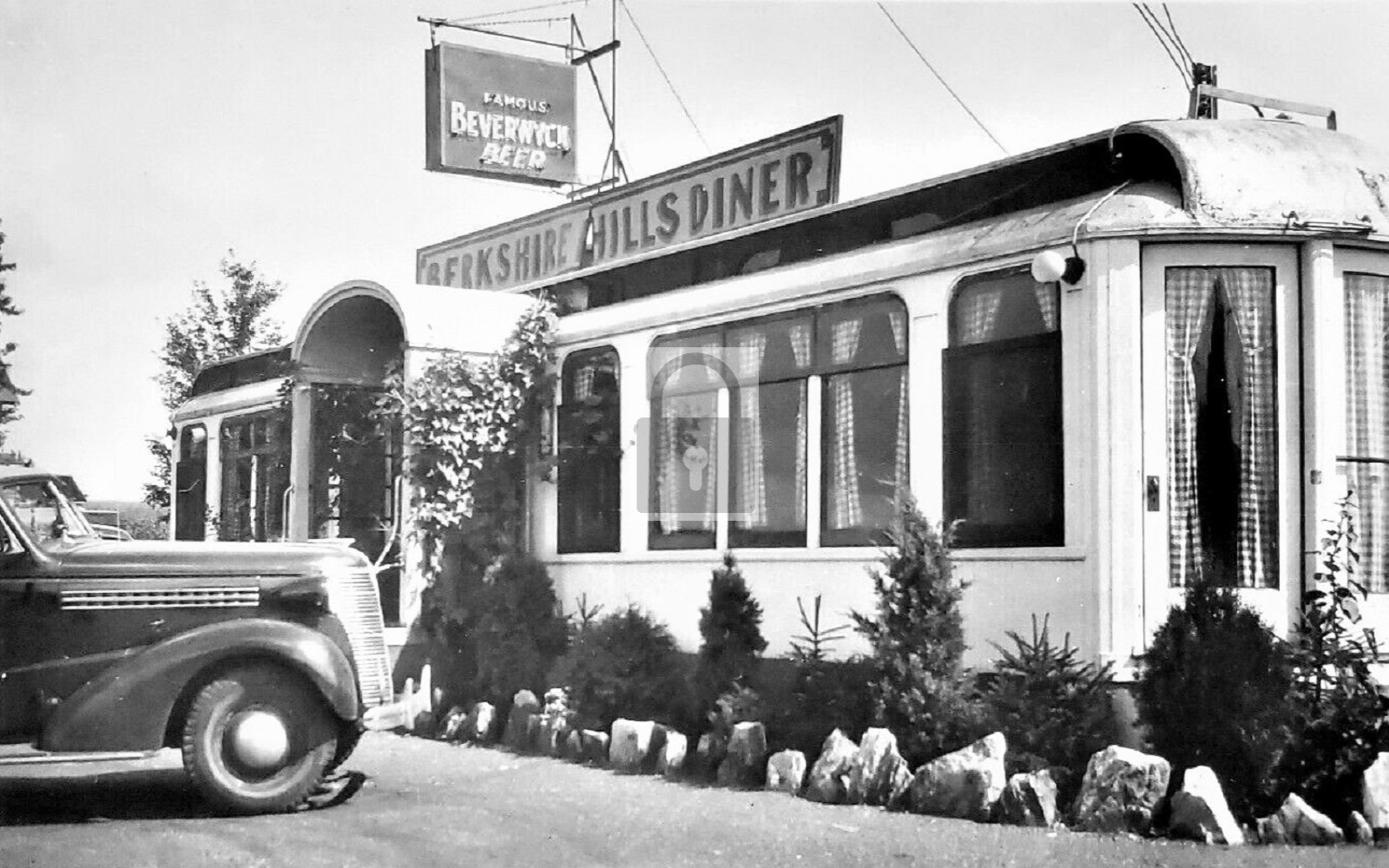 Berkshire Hills Diner Trolley Car Pittsfield Massachusetts MA - Reprint