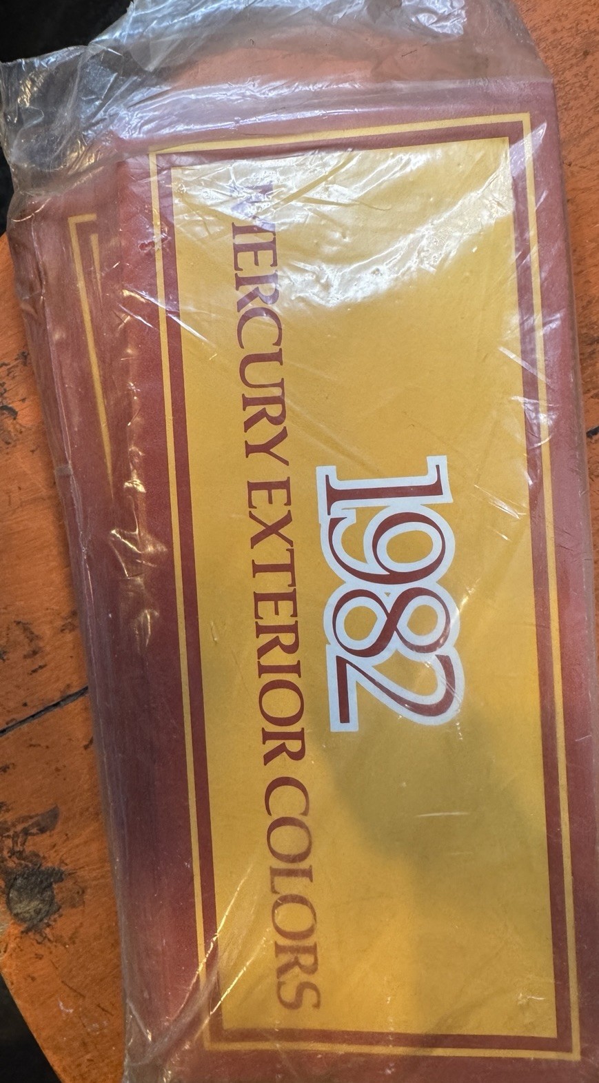 NOS 1982 Mercury Dealer Exterior Colors Brochures UNOPENED Pack Paint Chips