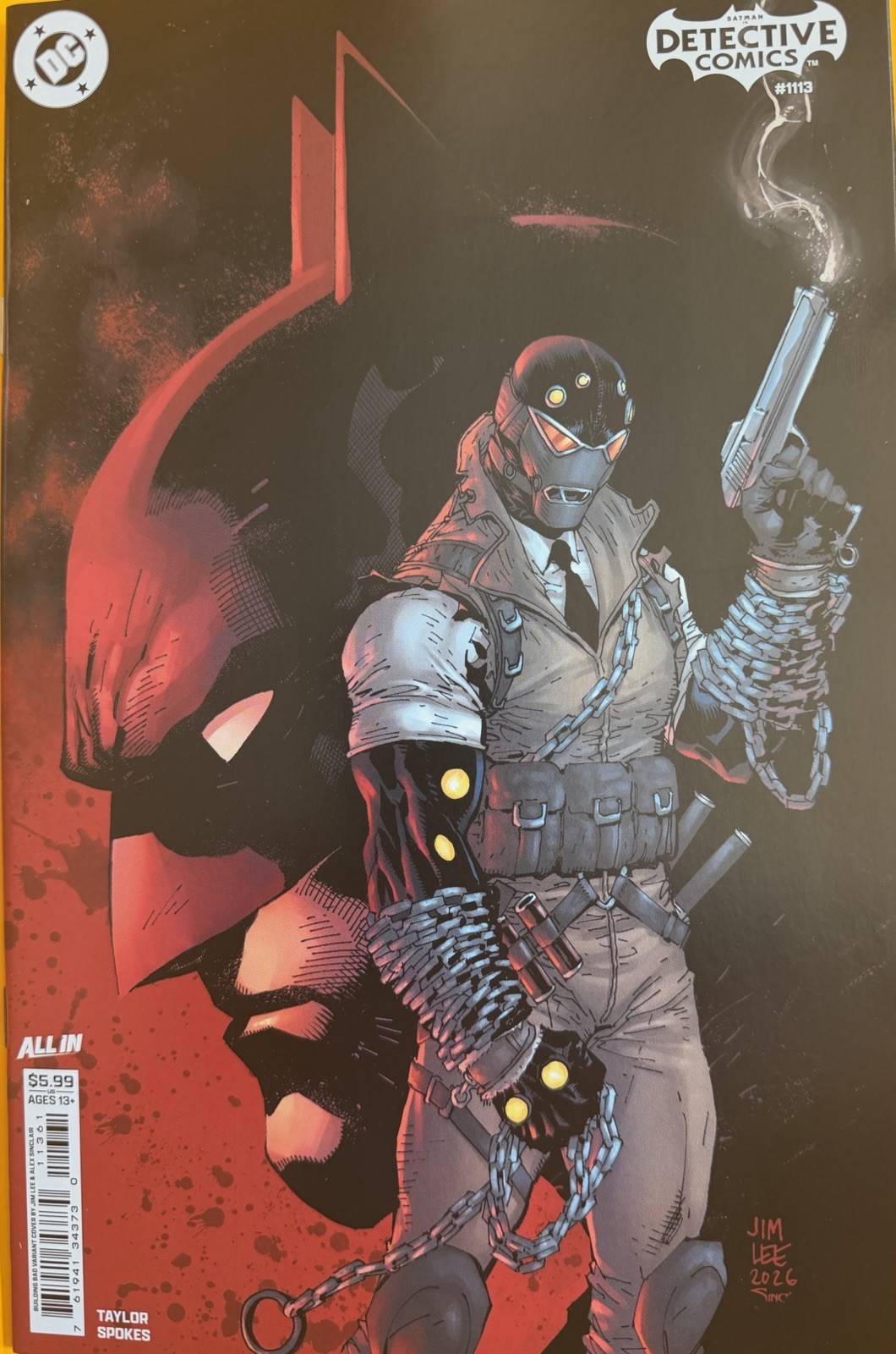 Detective Comics #1113 Jim Lee Variant Cover Sept 2026 Batman Comic Book New 1
