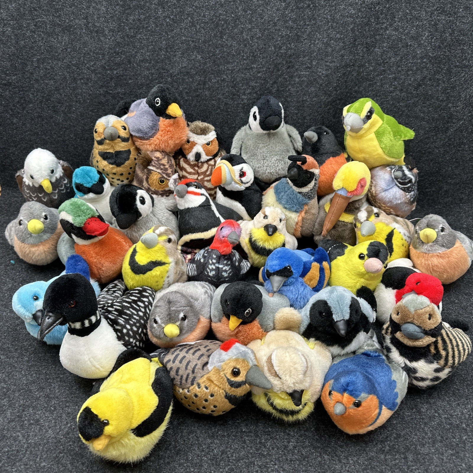Wild Republic Audubon K&M Plush Toy Bird call No Sound LOT of 35 *READ*