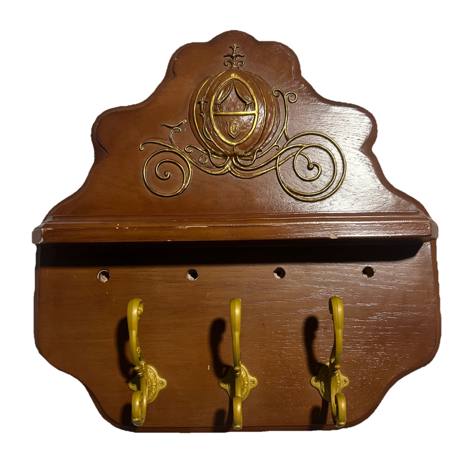 Disney WDW Port Orleans Royal Room Cinderella Wall Key Holder Rack Prop Resort