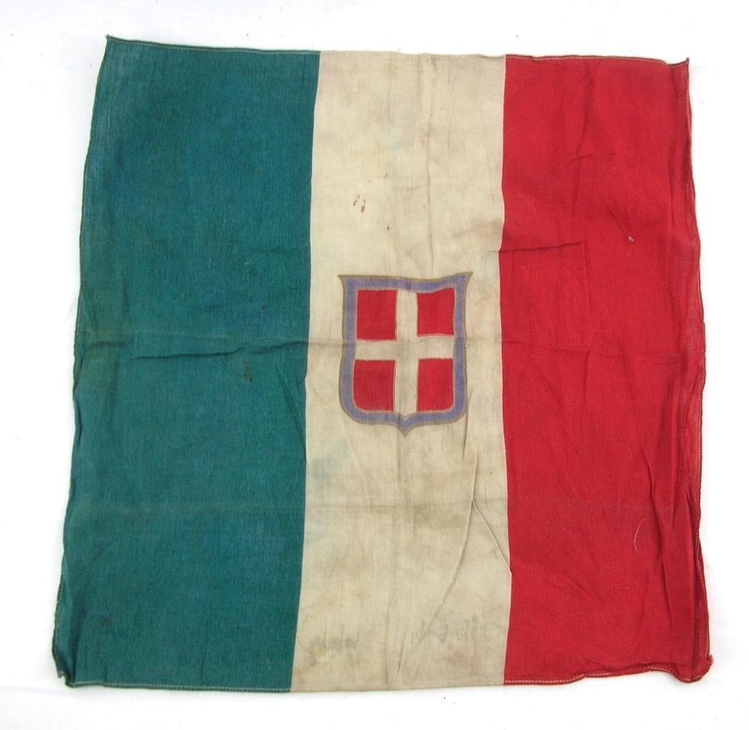 WW2 ITALY ITALIAN ARMY SAVOIA FLAG Handkerchief