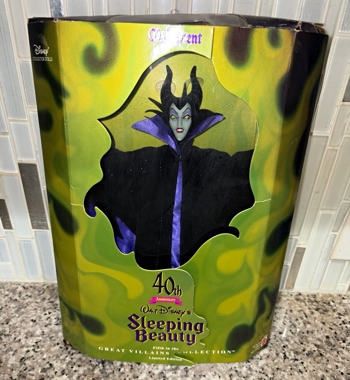 Disney Sleeping Beauty Maleficent Great Villains 40th Anniv Doll 12in 1999