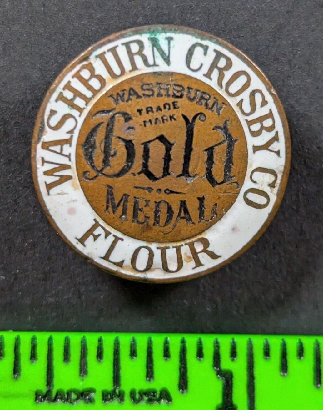 Vintage Washburn Crosby Gold Medal Flour Company Pin Stud