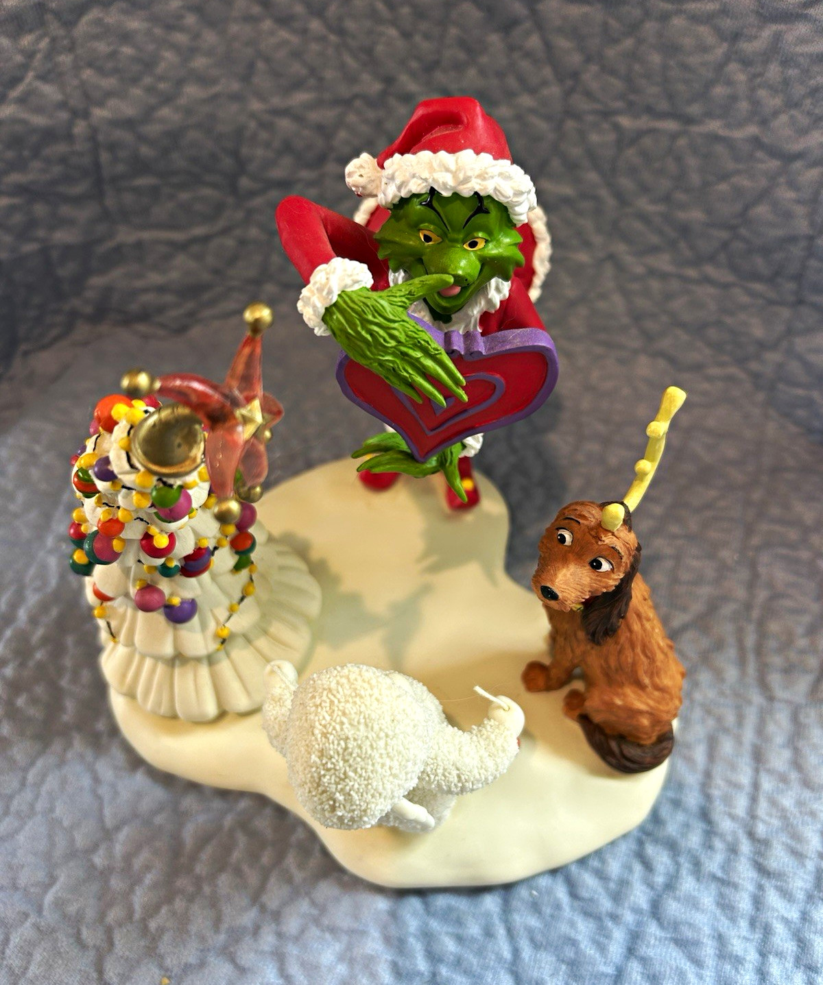 Department 56 Snowbabies At The Heart of Christmas Dr. Seuss Grinch
