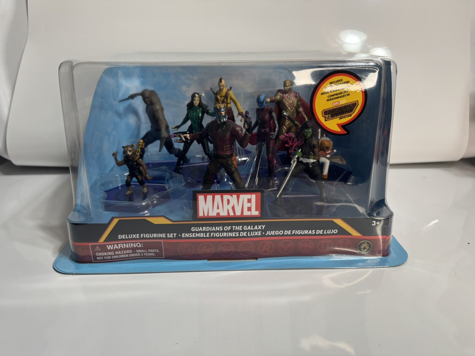 NIB Disney Marvel Guardians of the Galaxy Vol. 3 Deluxe Figure Toy Set 9 piece