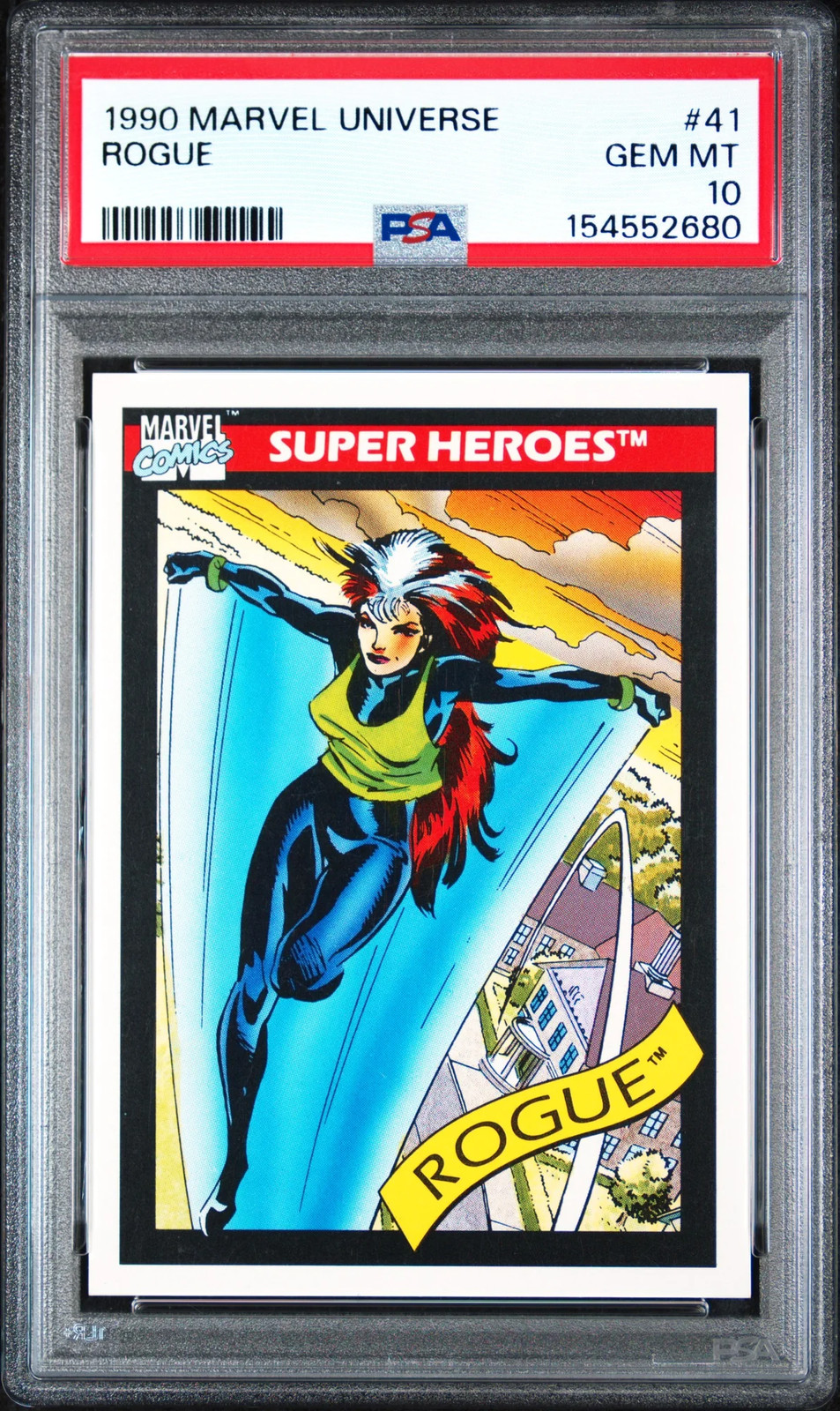 1990 Marvel Universe Rogue #41 PSA 10 1990 Marvel Universe Rogue #41 PSA 10