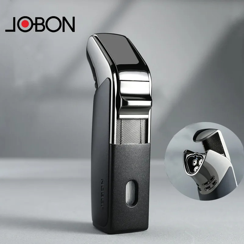 JOBON Three Flame Outdoor Windproof Butane Gas Lighter JOBON Three Flame Outdoor Windproof Butane Gas Lighter