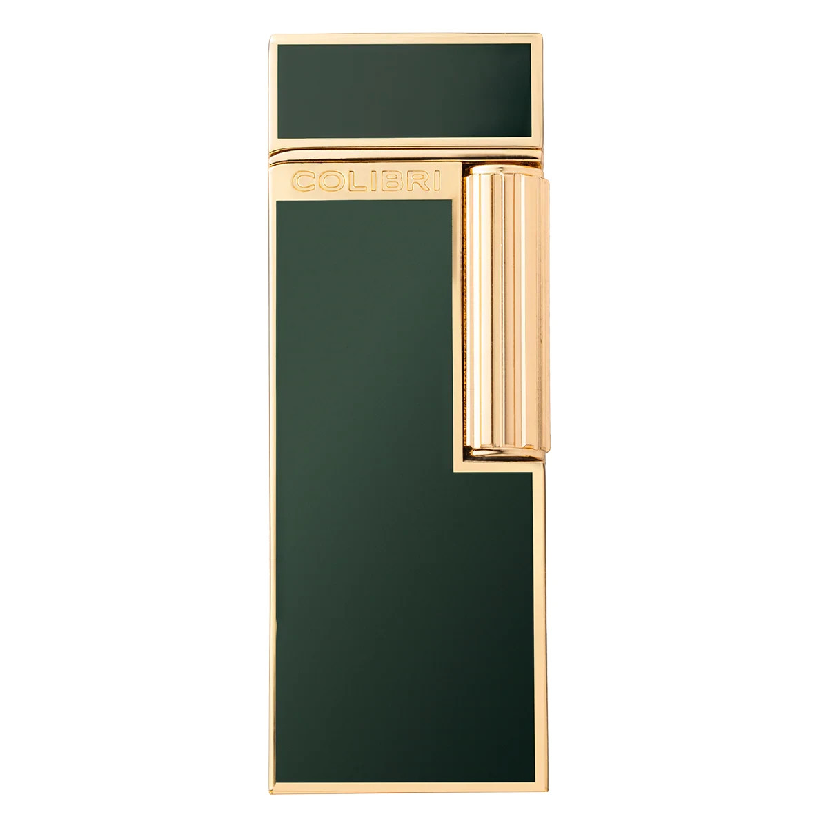 Colibri Cigar Lighter Continental Green Gold