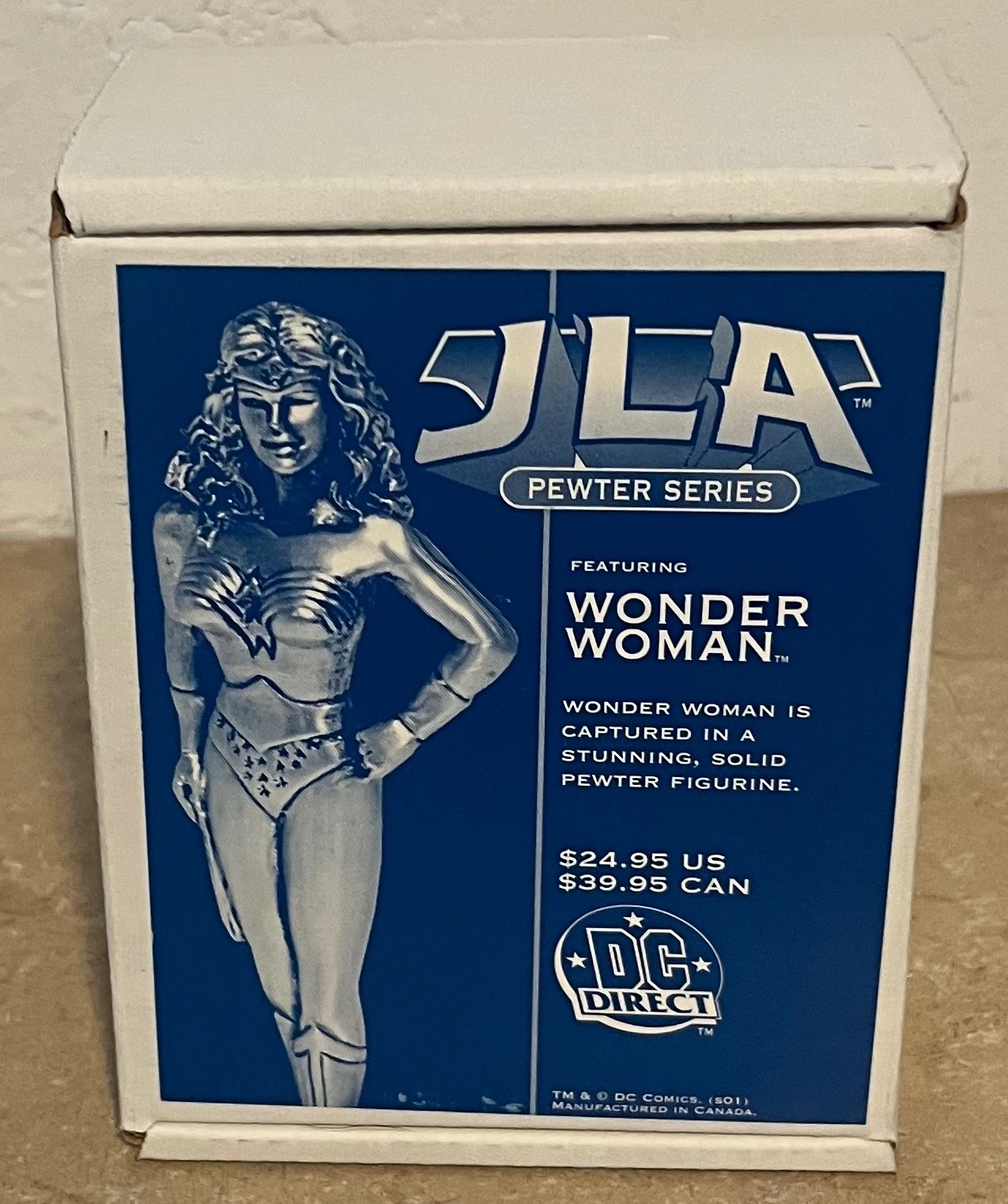 DC Direct JLA Pewter Series Figurine Wonder Woman 2001