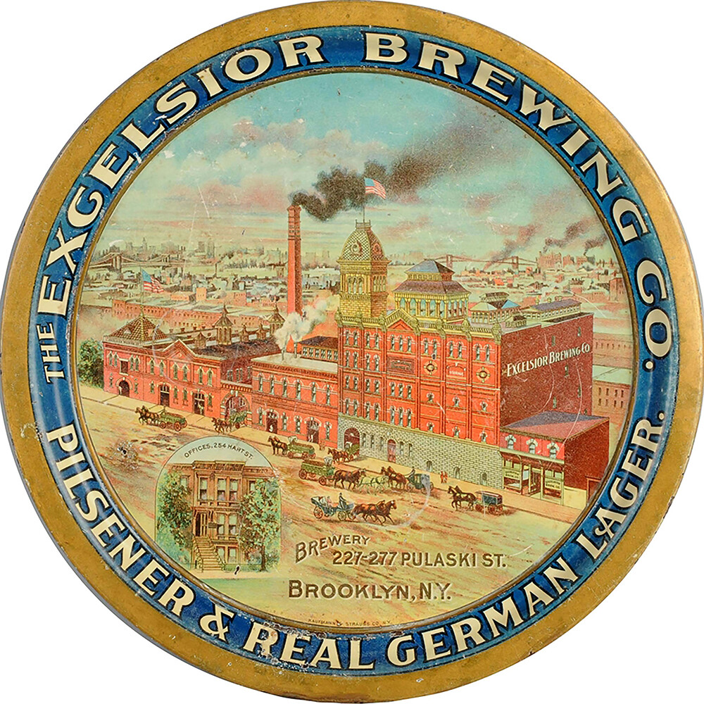 Vintage Excelsior Brewing Company Reproduction Metal Sign Vintage Excelsior Brewing Company Reproduction Metal Sign