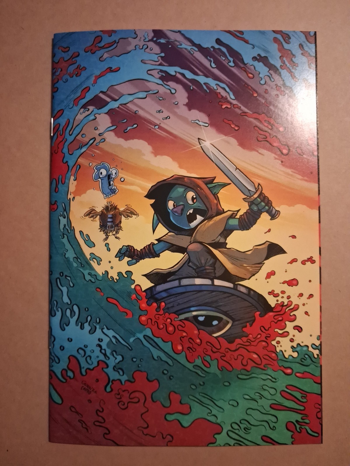 D'orc 5 1st Print Cover By Garrett Gunn(Image Comics)