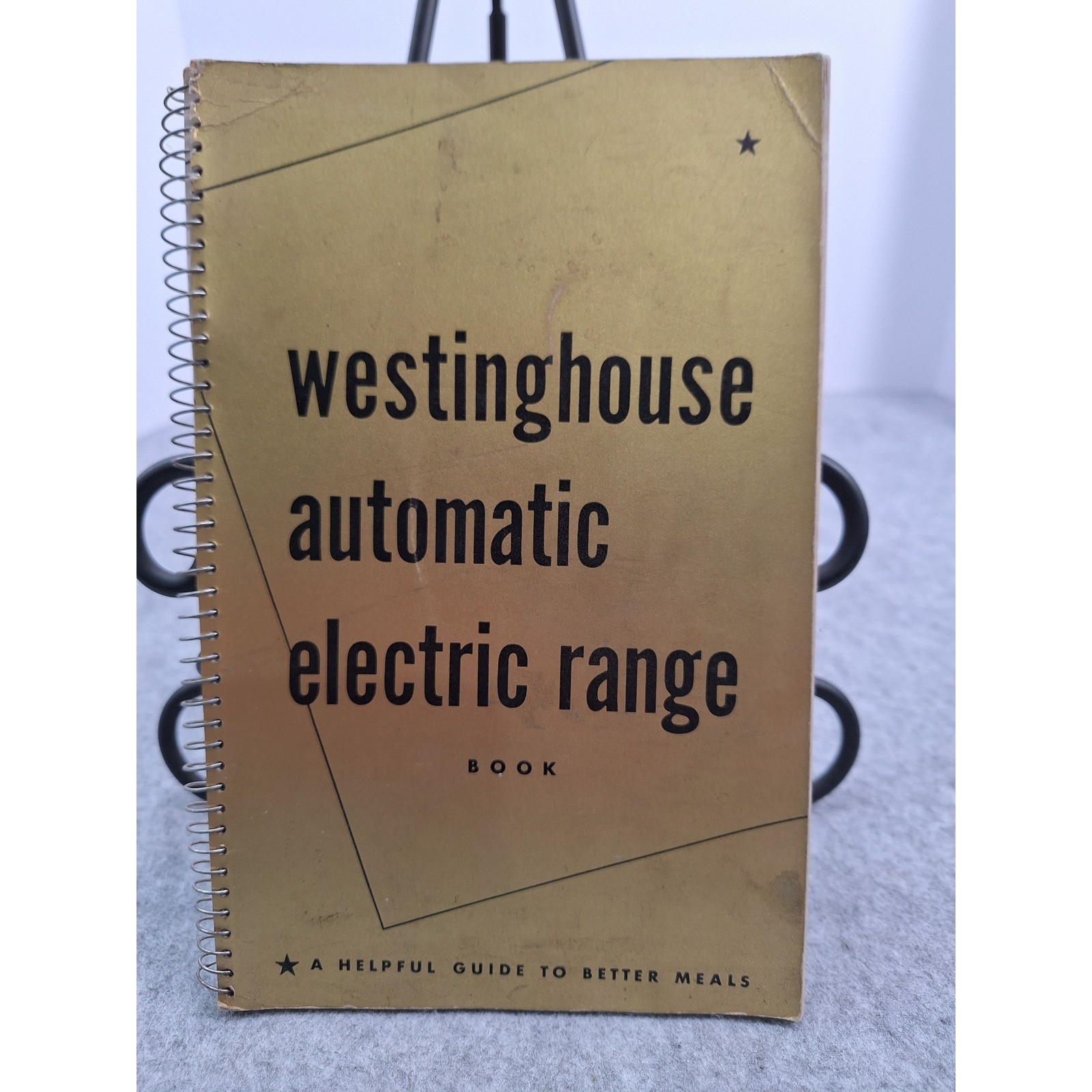 Vintage Westinghouse Automatic Electric Range Book - Recipes - Food Charts