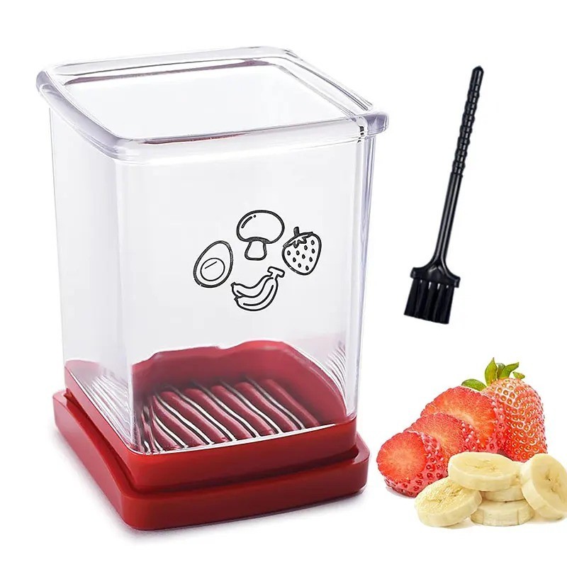 Fruit Slicer Cup for Strawberry Banana Hard-Boiled Egg Detachable Cutter