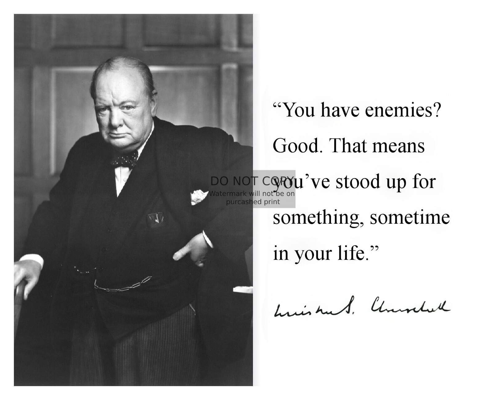 SIR WINSTON CHURCHILL 
