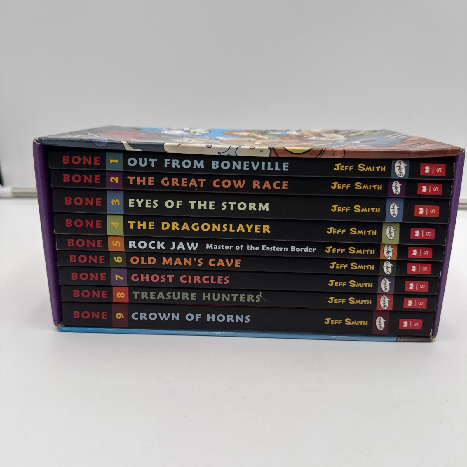 Bone Vol 1-9 TPB FULL Box Set Jeff Smith - Epic High Fantasy Adv Comedy Drama