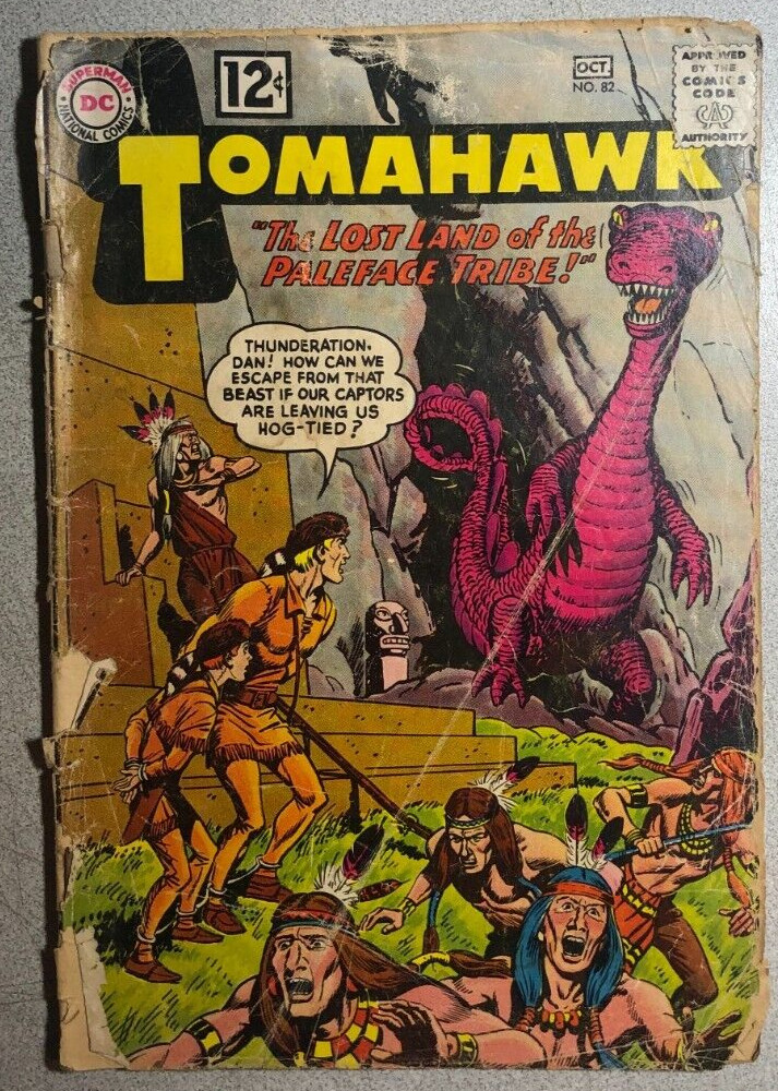 TOMAHAWK #82 (1962) DC Comics western GOOD