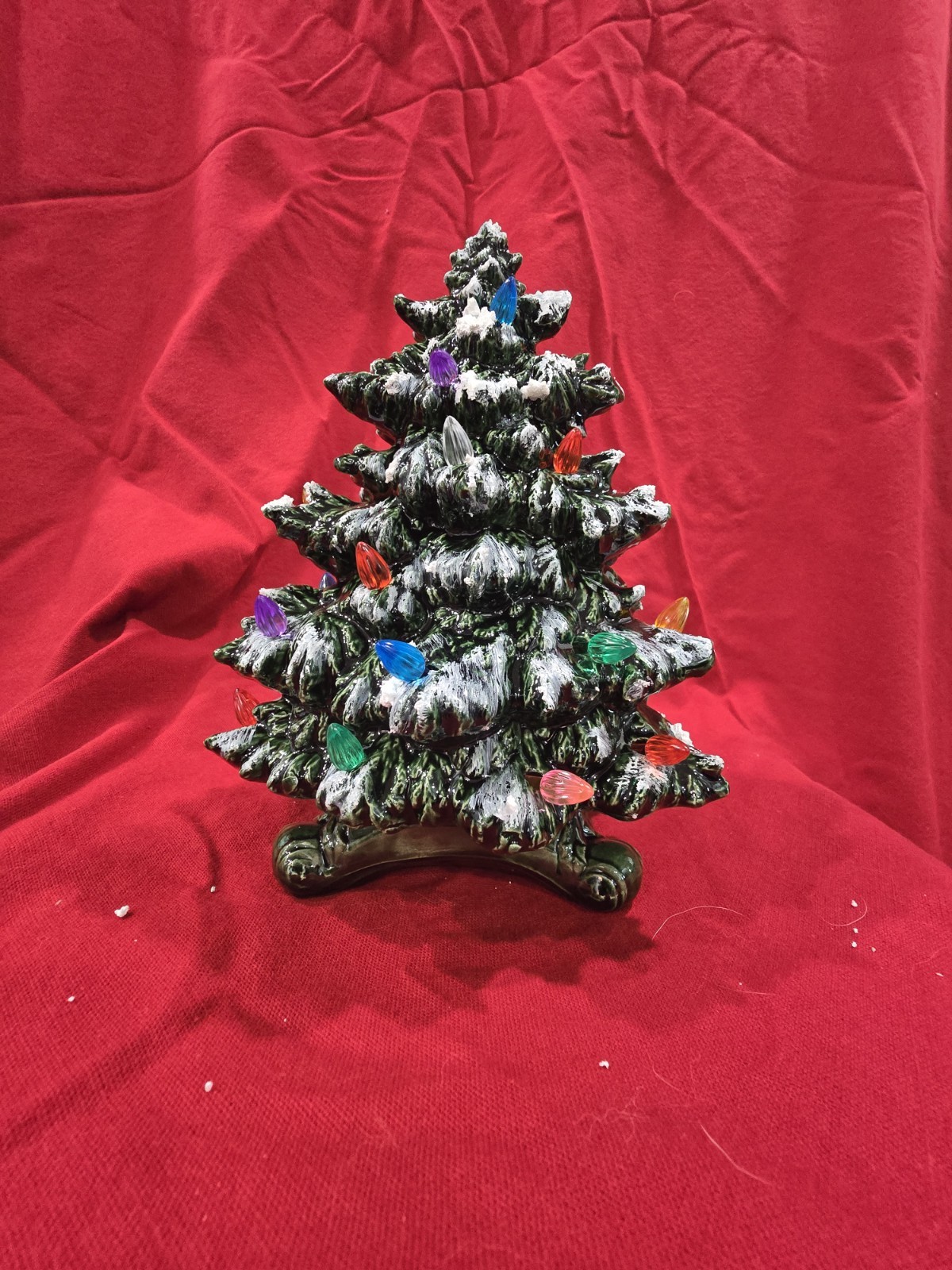 Vintage Ceramic frazier fir Christmas Tree, 8.5\ Vintage Ceramic frazier fir Christmas Tree, 8.5\