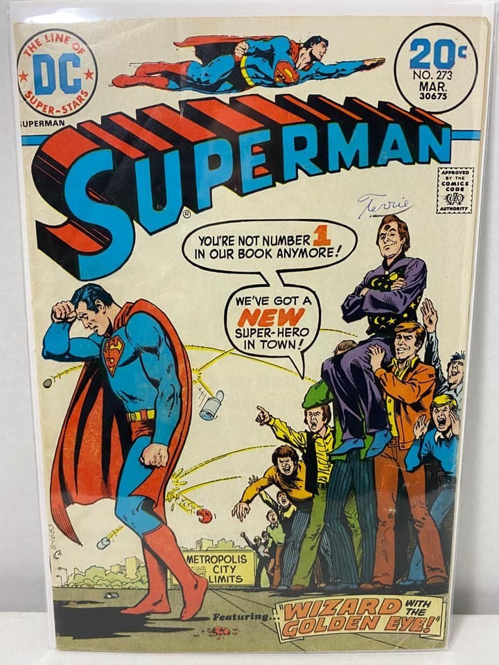 33989: DC COMICS SUPERMAN #273 Fine Minus Grade