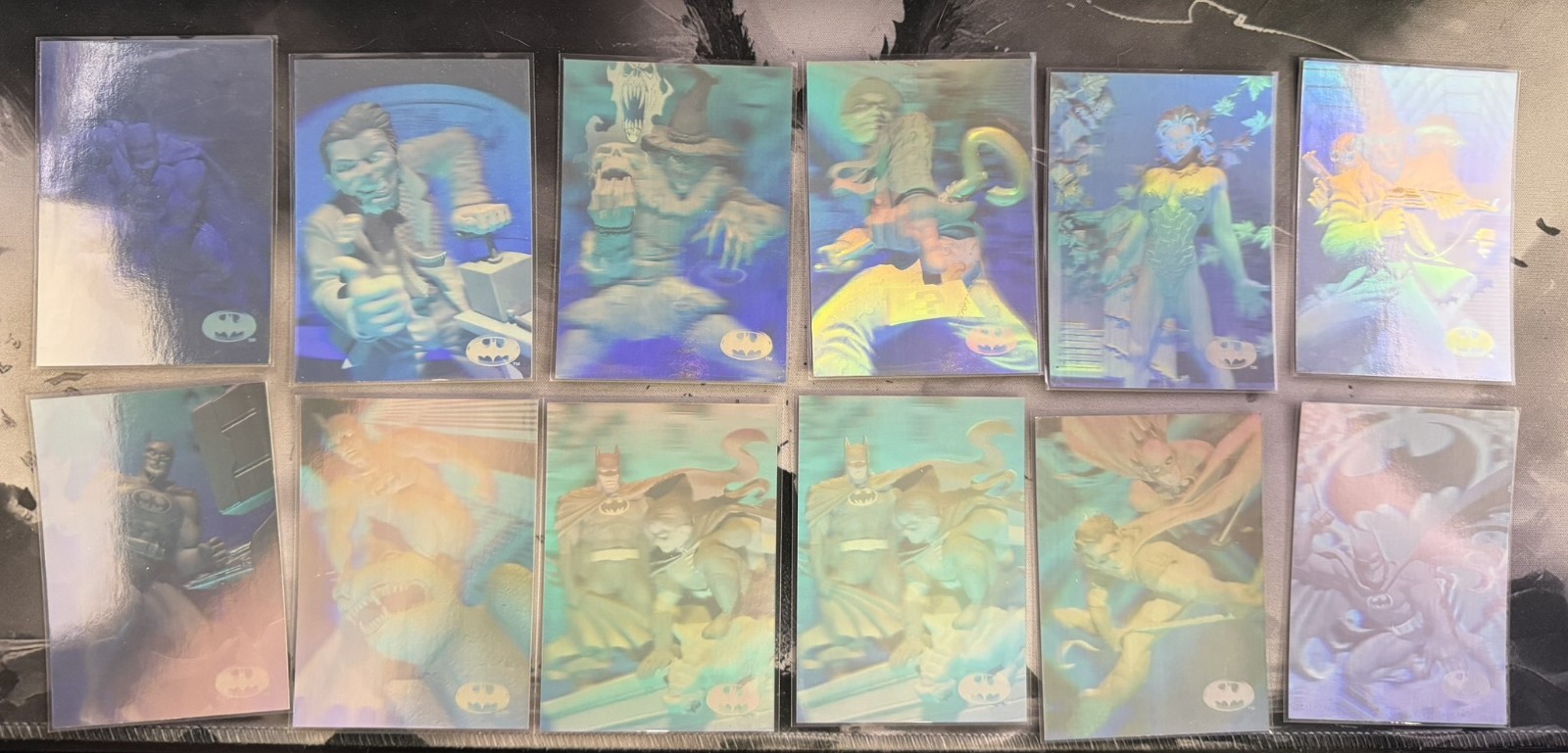 1996 SkyBox Batman HoloSeries 30 Card Lot w/ H1 Joker Chase Promo Mixed Cond