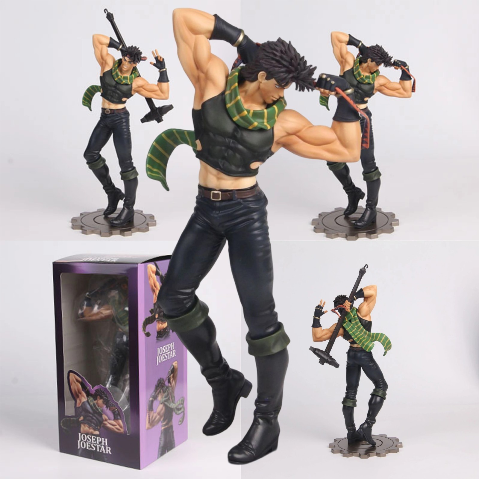 JoJo's Bizarre Adventure Joseph Joestar Anime Figure 1/6 Statue Desk Ornament