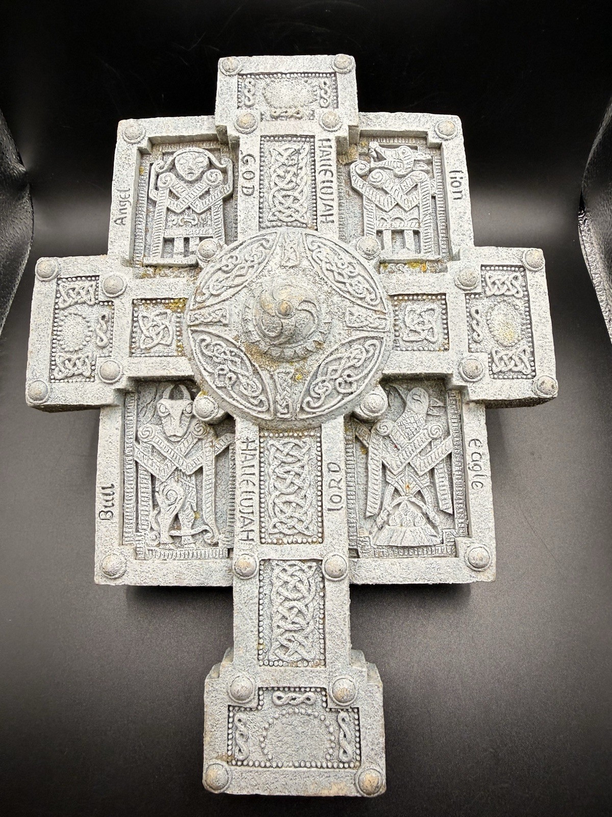 Celtic High Cross with biblical narrative panels