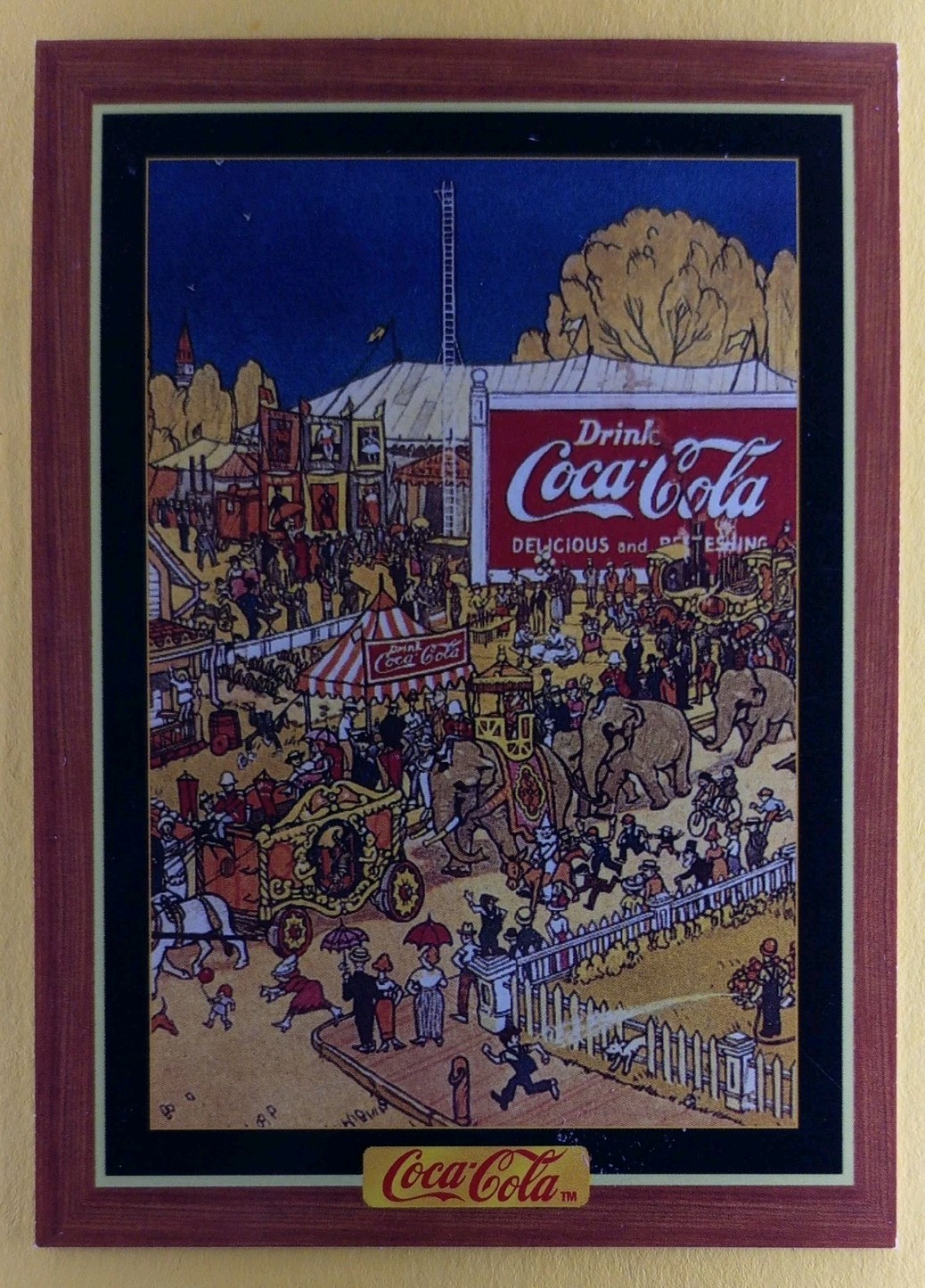 Coca-Cola 1995 Collect-A-Card Drink Soda Card #381 