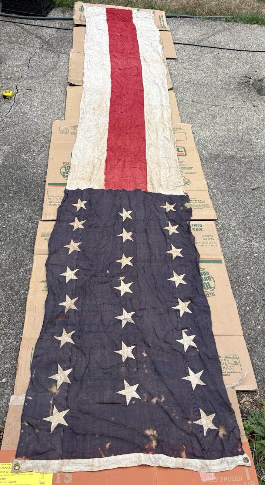 ANTIQUE? American Flag 23 Star Roughly 153
