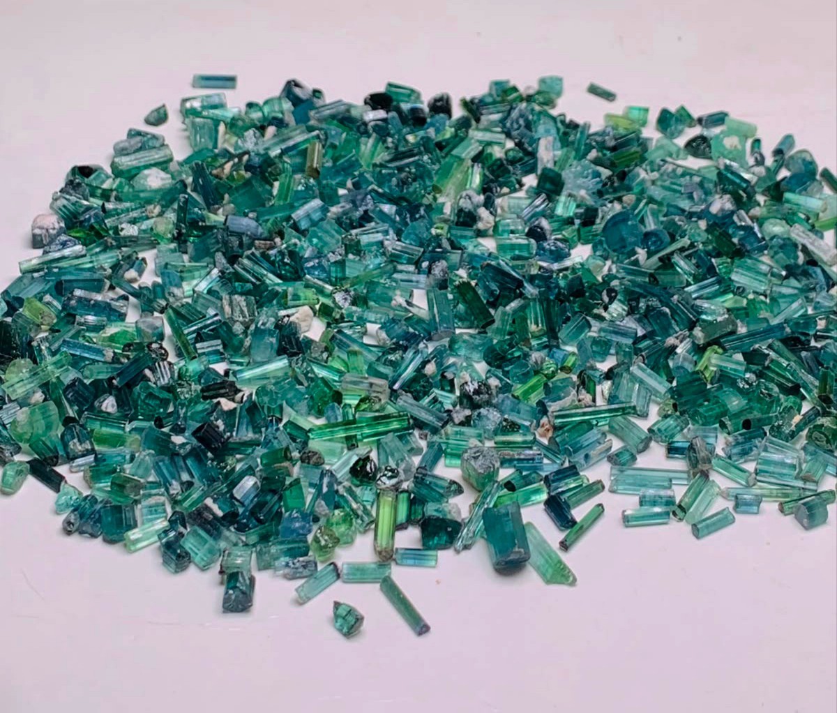 200-Gm Top Quality Natural Color Tourmaline  Crystals Rough Lot From Afghanistan