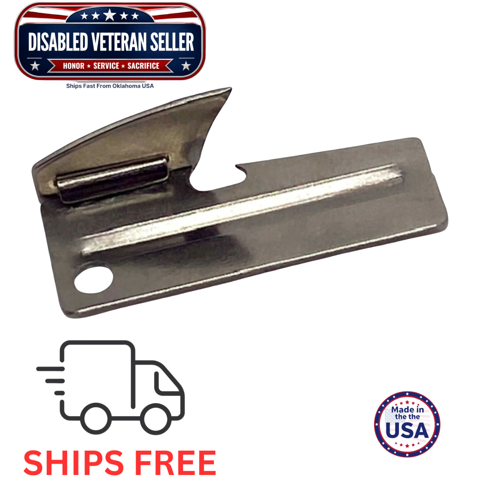 Original C-rations P38 Can Opener WWII Korea Vietnam Ships Free MADE IN THE USA