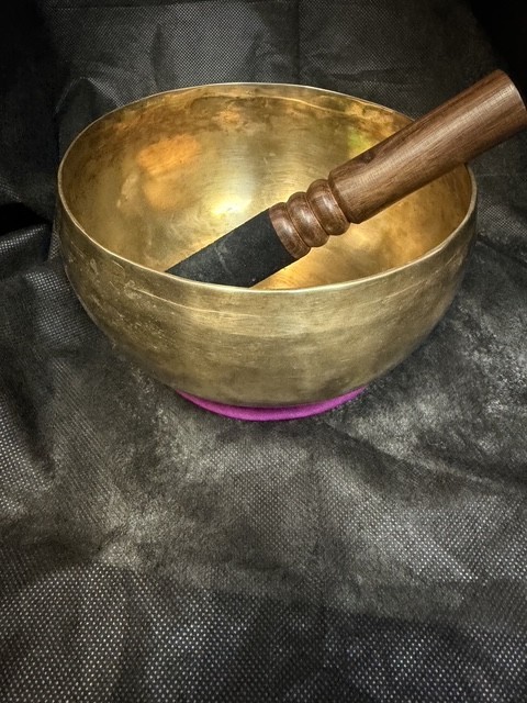 Antique Singing Bowl, Tibetan Meditation Bowl, Vintage Buddhist bowl 7\