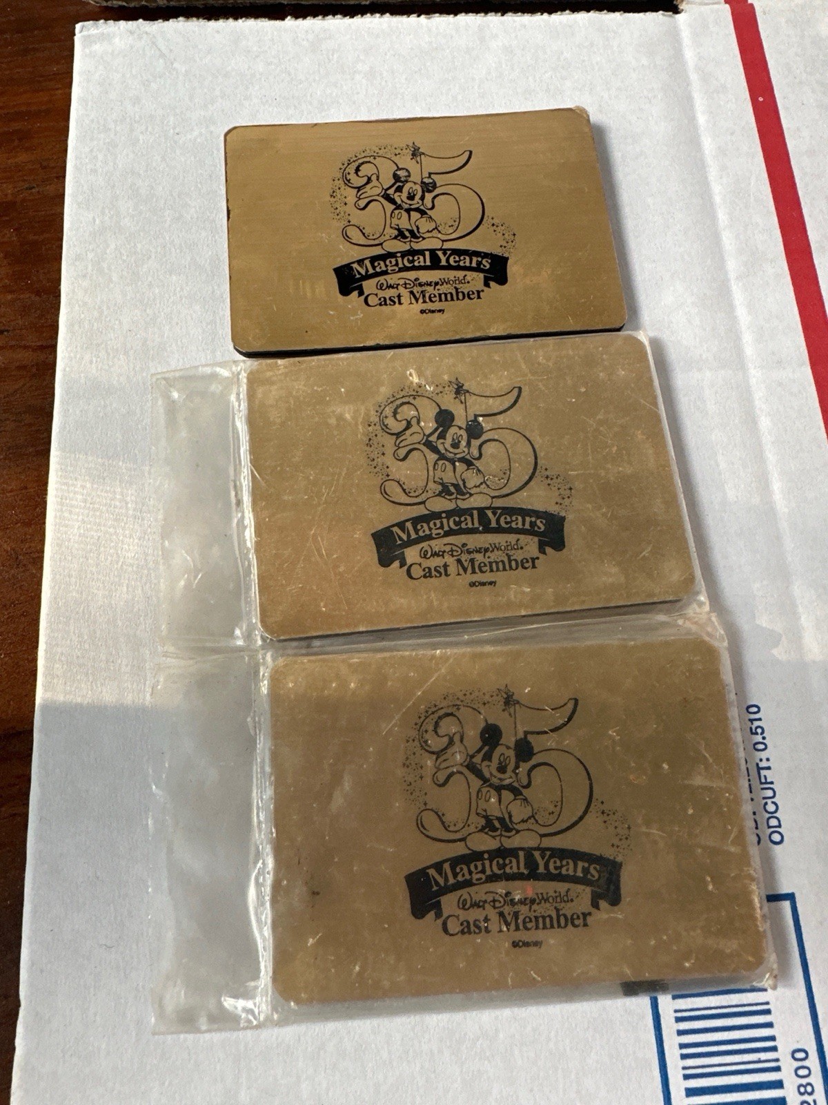 Walt Disney World Cast Member 35 Magical Years Badge Card ID Slip 2006 WDW Lot Walt Disney World Cast Member 35 Magical Years Badge Card ID Slip 2006 WDW Lot