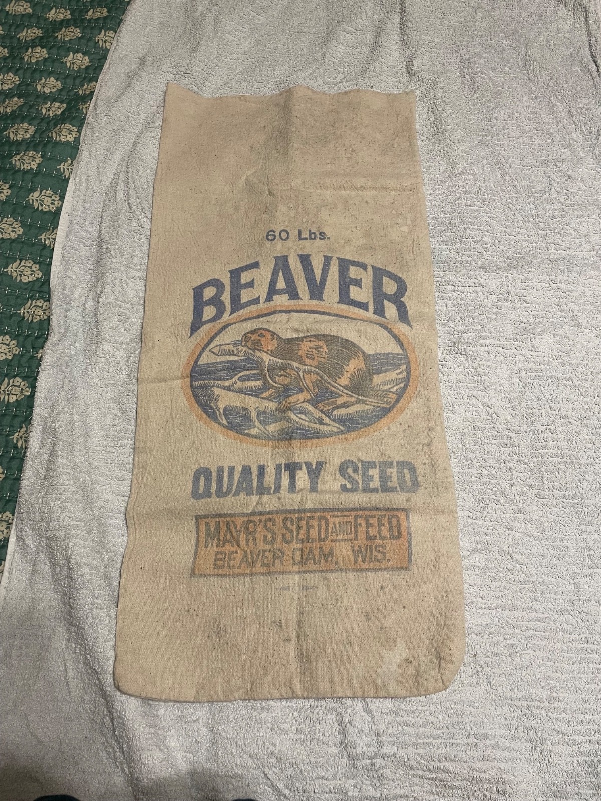 VTG Beaver Quality Seed Mayr's Seed And Feed 60 Pounds Beaver DAM, WI (Read)
