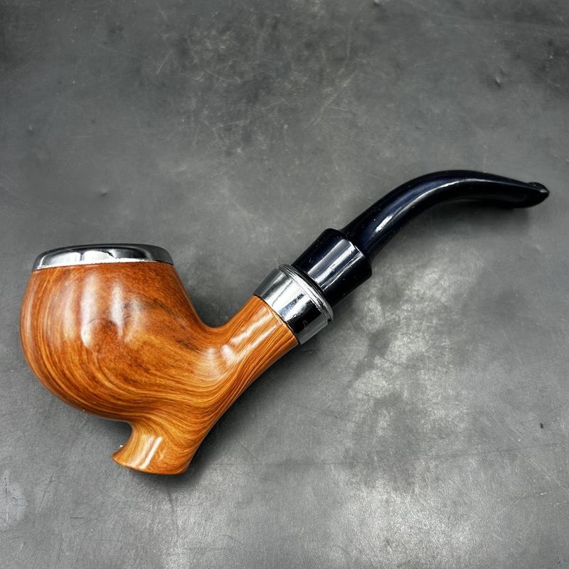 Large Bowl Tobacco Pipe Bakelite Stem Vintage Style Non Wood Smoking Tool