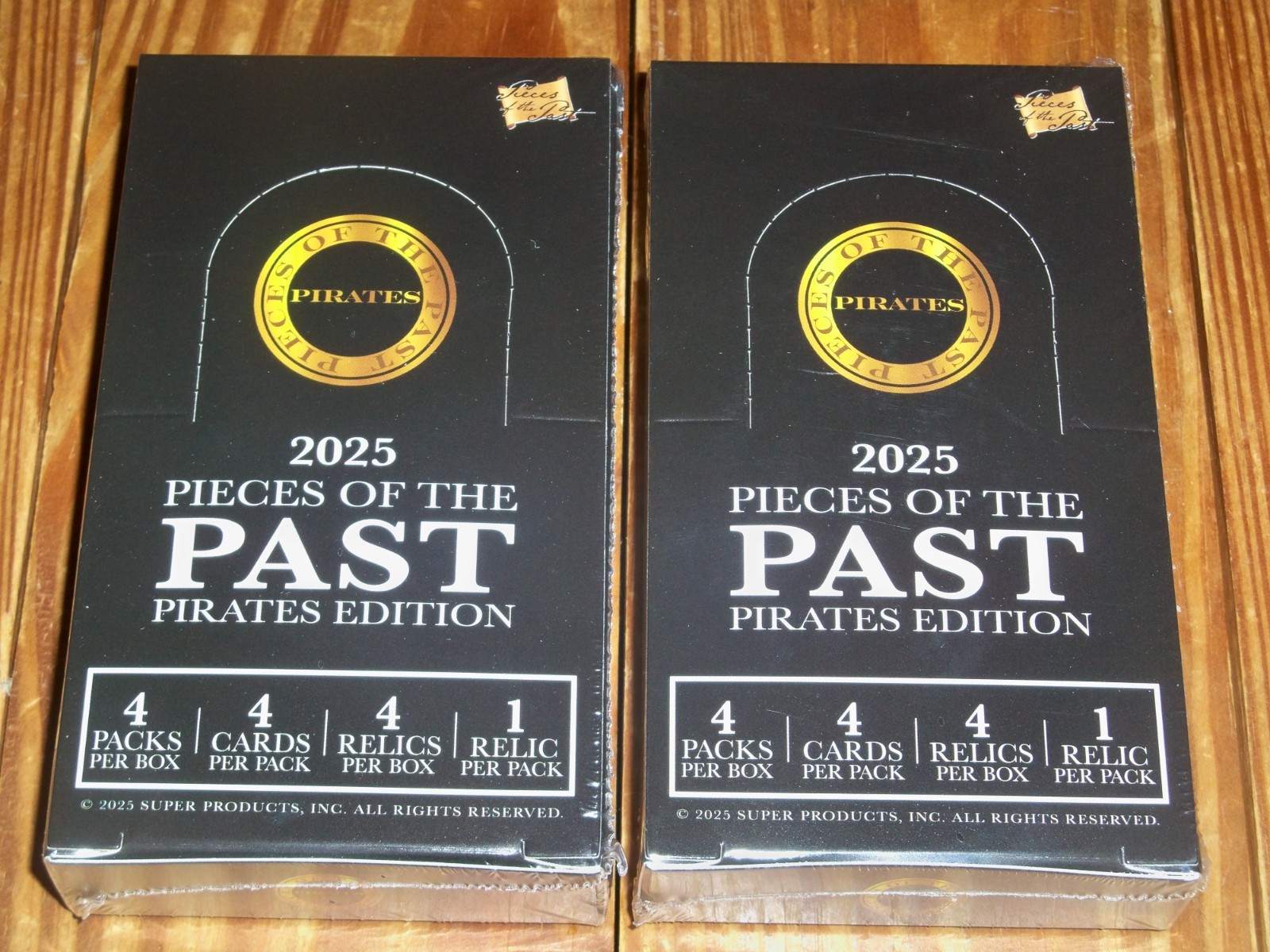 2 Sealed Boxes -- 2025 PIECES OF THE PAST -- PIRATES Edition Box