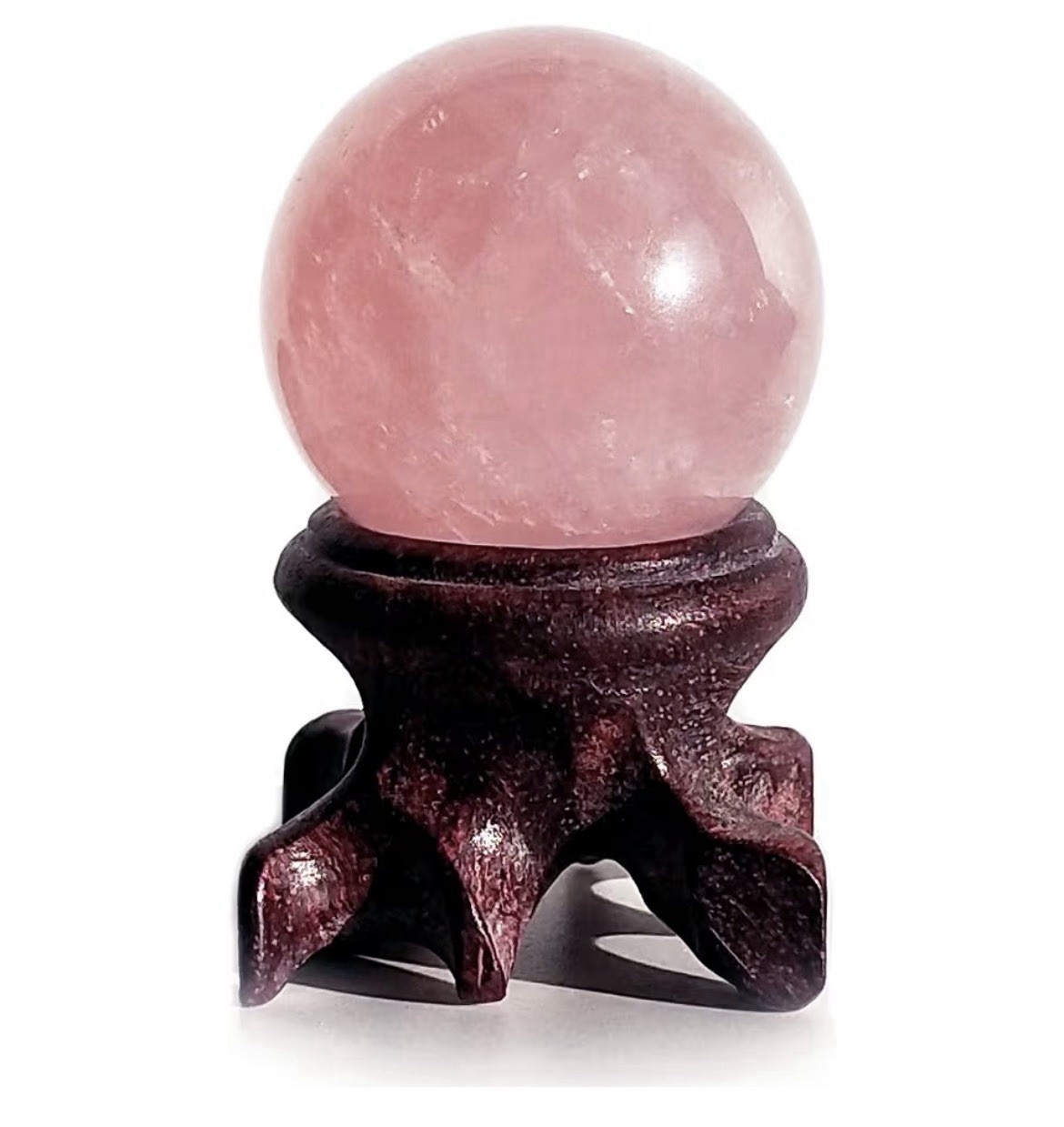 Natural AAA Rose Quartz Crystal Ball 50mm 2” Pink