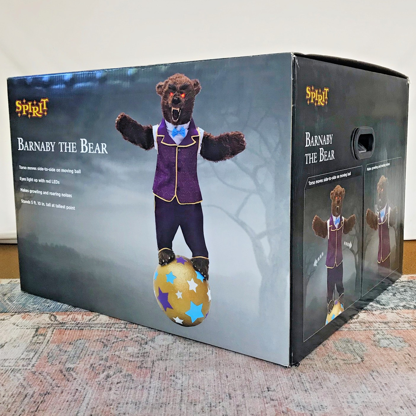 Spirit Halloween 6 Ft Barnaby the Bear Animatronic - NIB (Pickup in California)