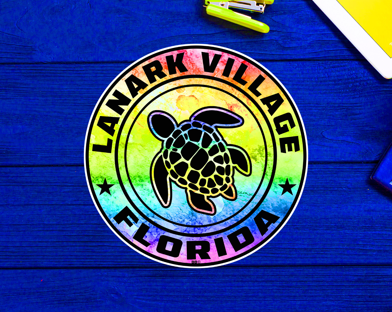 Lanark Village Florida Beach Sticker Decal 3\