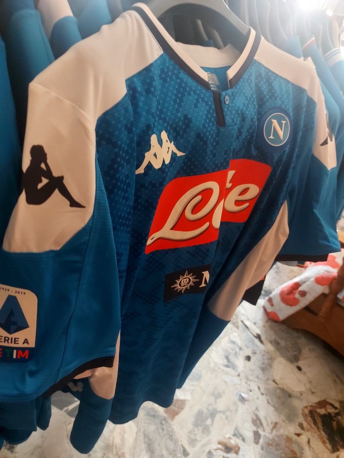 Napoli Milik Official Football Shirt 2019/20 No.99